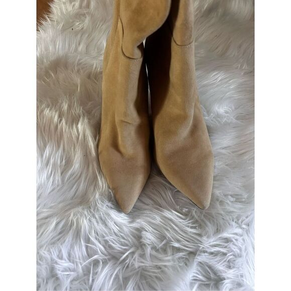 J crew suede leather boots size 9 below the knee classy heeled pointed t… - Picture 5 of 6